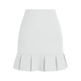 thumbnail image 6 of dazeni Fashion Pleated Skirt for Women with Pockets High Waist Casual Mini Skirt for Work Daily Wear, 6 of 6