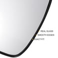 thumbnail image 4 of Reemplazo de vidrio de espejo retrovisor del lado izquierdo del conductor Unique Bargains, vidrio calefaccionado blanco con respaldo, se adapta a KIA Carens, 4 of 6