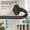Matte Black, variant on Adjustable 5/8 Inch Bronze Wrap Around Curtain Rod, Room Darkening Curved Drapery Rod for Bedroom Kitchen, Easy Install, Antique Brown 28-48