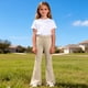 thumbnail image 4 of Trajes de Pantalones de Boda Niños Pequeños Niños de Moda Lindo Dulce Elasticidad Pantalones, Pantalones de Color Sólido Leggings para Niñas Edades 4-16 Años, 4 of 9