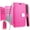 Hot Pink, variant on GSA Deluxe Flip Wallet Case for iPhone 11 Pro (5.8") - Black