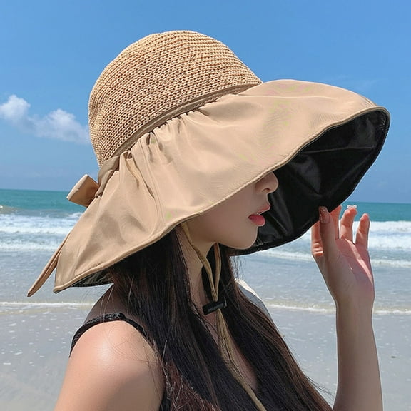Women's Sun Hat UPF 50 Hat Black Coating Straw Outdoor Hat Mens Mesh Caps Session Hat Baseball Hats for Women Fashionable Cool Cap Trucker Hat for Big Head No Cap Future Shelter Hat Snap Back Trucker