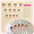 thumbnail image 4 of Aellinatey Leopard Print Press On Nails False Nails Long Coffin Full Cover Stick on Nails, 4 of 8