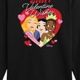 thumbnail image 3 of Disney Princess - Kisses and Valentine Wishes - Valentine's Day - Boys and Girls And Youth Long Sleeve Graphic T-Shirt, 3 of 4