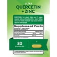 thumbnail image 2 of Quercetin with Zinc | 30 Capsules | Vegan, Non-GMO & Gluten Free Supplement | by Nature's Truth, 2 of 7