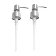 thumbnail image 2 of Cateissary 2pcs Lotion Dispenser Heads Hand Pump Sink Stainless Shampoo with Foam Tube Soap Steel Supply Manual Nozzles Nozzle Soft 304 Type3, 2 of 6