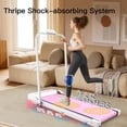 thumbnail image 6 of LuckyNote Under Desk Treadmill with Incline, 2 in 1 Portable Walking Pad with Handle, 2.5HP Motor, Remote & LED Display, for Home Office, Pink, 6 of 16