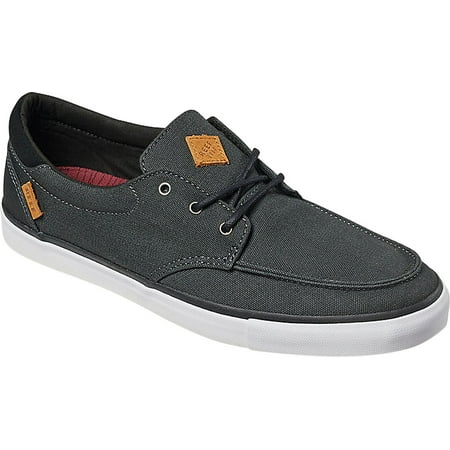 

Men s Reef Deckhand 3 Sneaker Black/White Canvas 10 M
