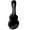 Black, variant on Crossrock Jumbo Case fits Gibson SJ-200, 12 Strings Super Jumbo Guitar Case