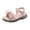 Pink, variant on XIMIN Girls Open-Toe Sandals Rhinestone Bow Adjustable Buckle Strap Soft Upper Non-Slip Rubber Sole Cute Summer Beach Party Sandals (Pink, 2-2.5 Years)
