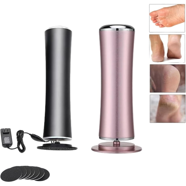 Dermave Removedor eléctrico de callos para pies, Removedor eléctrico de callos para pies, Removedor eléctrico de callos para lima de pies, Removedor de callos para lijadora de pies, Cuerpo de aleación