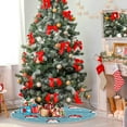 thumbnail image 4 of FMSHPON Cute Penguin Xmas Christmas Tree Skirt Stand Mat for Holiday Party Decoration Indoor Outdoor 48 inches, 4 of 6