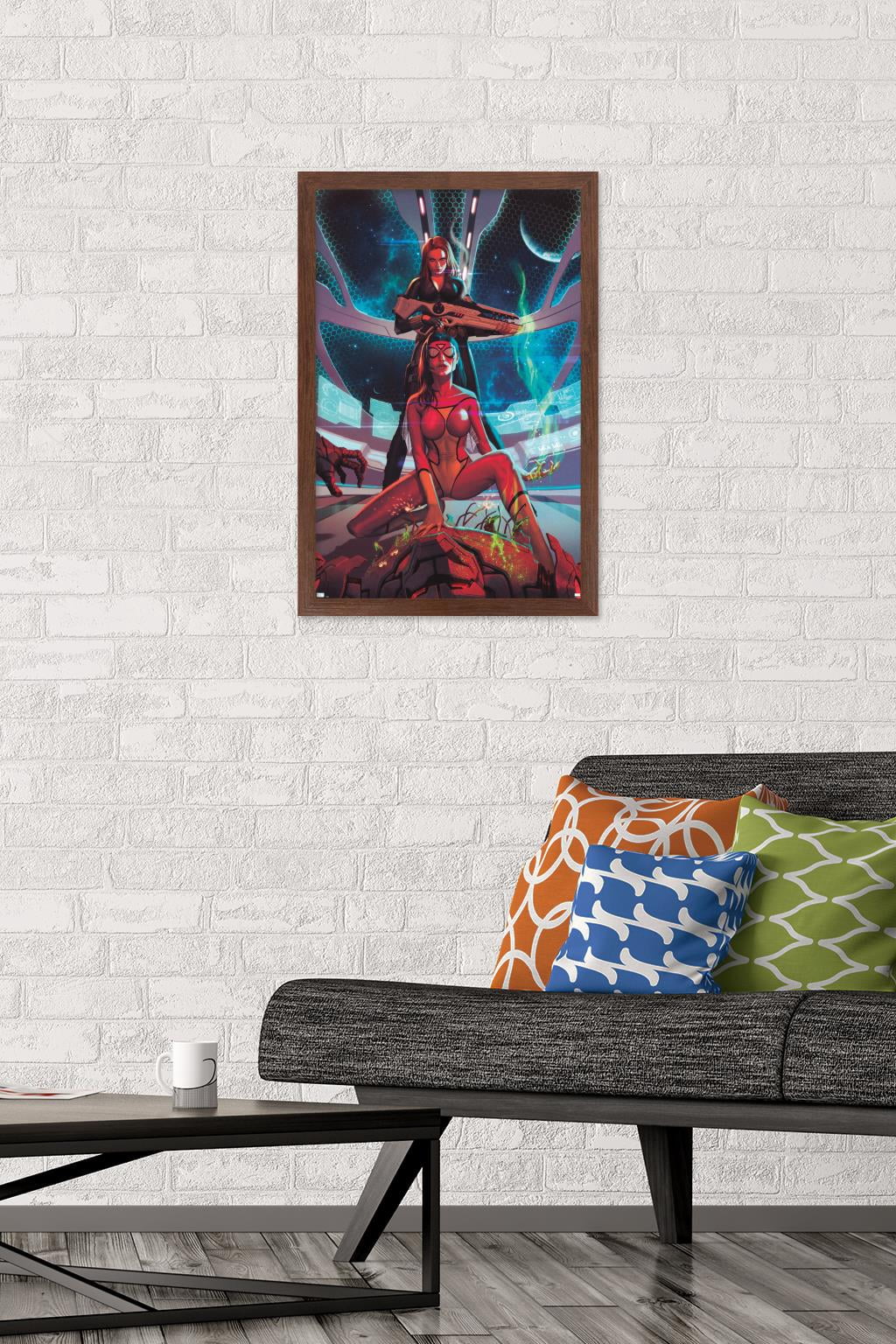 Marvel Comics - Spider Woman - Avengers Assemble #19 Wall Poster, 14.725" x 22.375", Framed