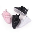 thumbnail image 4 of MHZLDYZ Baby Shoes 3-180 Months Infant Baby Girls Sneakers Spring And Autumn Angel Soft Soled Toddler Shoes Casual Flat Shoes Flat Baby Girl Shoes 12-18 Months Baby Girl Shoes 6-12 Months (Black,11), 4 of 6