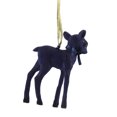 thumbnail image 2 of Fawn Ornament - One Ornament 3.75 Inch, Polyresin - Retro Vintage-Like Ro2050 Navy, 2 of 3