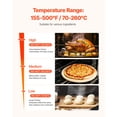 thumbnail image 5 of VEVOR Commercial Convection Oven, 47L/43Qt, Half-Size Conventional Oven Countertop, 1600W 4-Tier Toaster with Front Glass Door, Electric Baking Oven with Trays Wire Racks Clip Gloves, 120V, ETL Liste, 5 of 9