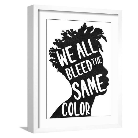 Art.com Color Equality 1 Art Print by Marcus Prime, White Frame Wall Art, 17" x 21"