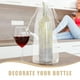 thumbnail image 4 of 10 bolsas de regalo de organza transparente para botellas de vino (blancas), 4 of 6