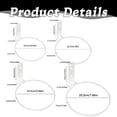 thumbnail image 3 of Metal Wall Mount Hanging Plant Pot Holder Ring, Modern Planter Hook For Balcony Patio Garden, 10.2cm Sturdy Stand For Flower Pot, 3 of 7