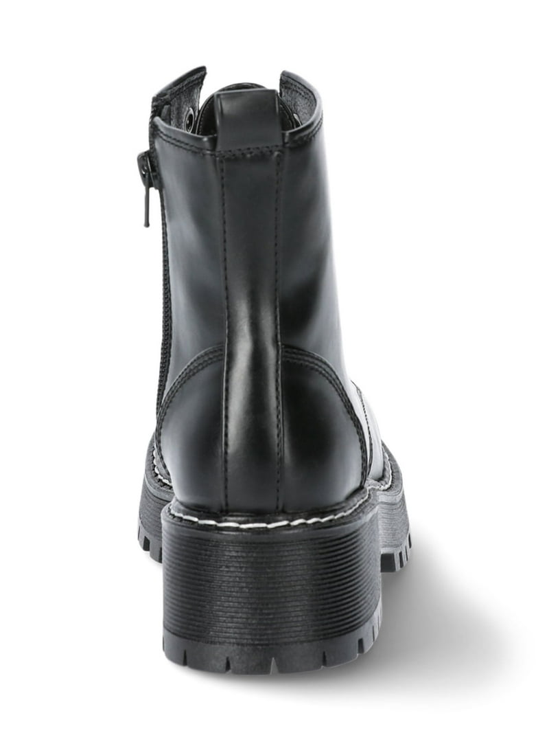 No Boundaries Women's Combat Boots, Wide Width Available