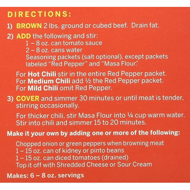 Wick Fowlers Texas Style 2 Alarm Chili Kit, Gluten Free, Mild to