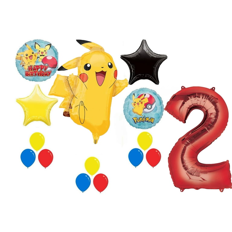 Pokemon Birthday Party Supplies Pikachu Party Decorations Foil