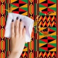 thumbnail image 4 of Kwanzaa Tablecloth Black History African American Party Decoration Kente Print Disposable Plastic Table Cloth Waterproof Picnic Decor 54 x108 Inch -Pack of 2, 4 of 6