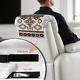 thumbnail image 5 of Xixirimido Headrest Cover for Recliner Chair Recliner Headrest Protector Couch Head Rest Covers Chair Head Cover for Sofa Furniture Protectors, Navojo Aztec Tribe Print, 3Pcs, 5 of 7