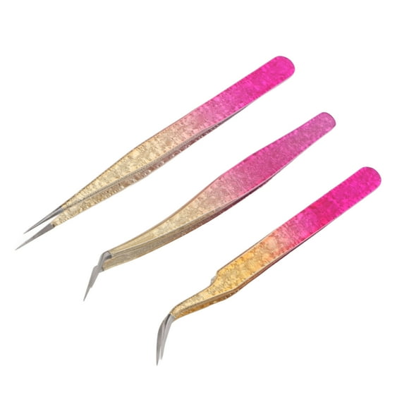 Pinzas para recoger diamantes de imitación BuyWeek 3 piezas