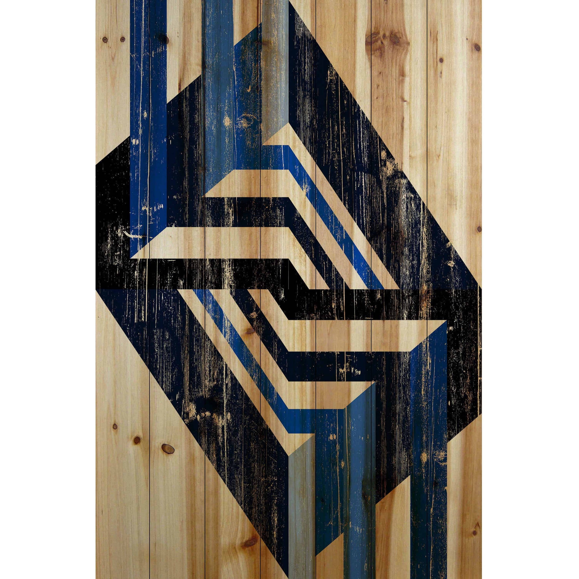 Marmont Hill - "Holding Hands" Painting Print on Natural Pine Wood