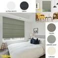 thumbnail image 6 of Yellow Blinds Cordless Light Filtering Roman Shade, Riverside Sage - 31"W X 72"H, 6 of 8