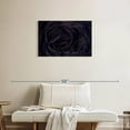 thumbnail image 2 of Elephant Stock Sparkling Black Rose Wall Art - Horizontal Canvas Wall Art - Living Room Wall Decor - Floral And Botanical Canvas - Purple And Black Decor - 30" x 20", 2 of 8