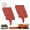 Stone-look Brick Red, variant on Garden Edging Border Plastic No Dig Interlocking with Stakes Stone Look Cement Gray 10PC