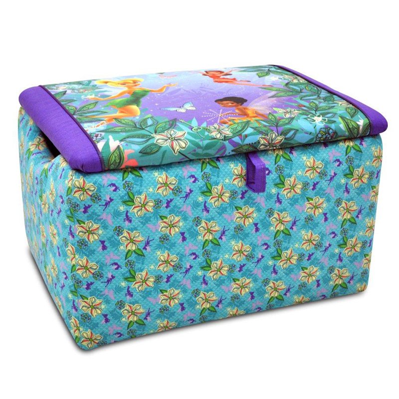 tinkerbell wooden toy box