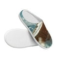 thumbnail image 3 of Kdxio Fresh Coconut Splash Women's Men's Slippers Plush Slip-On House Slipper for Winter Indoor Soft Cushion Non-slip Fluffy Slides Slippers-35/36, 3 of 7