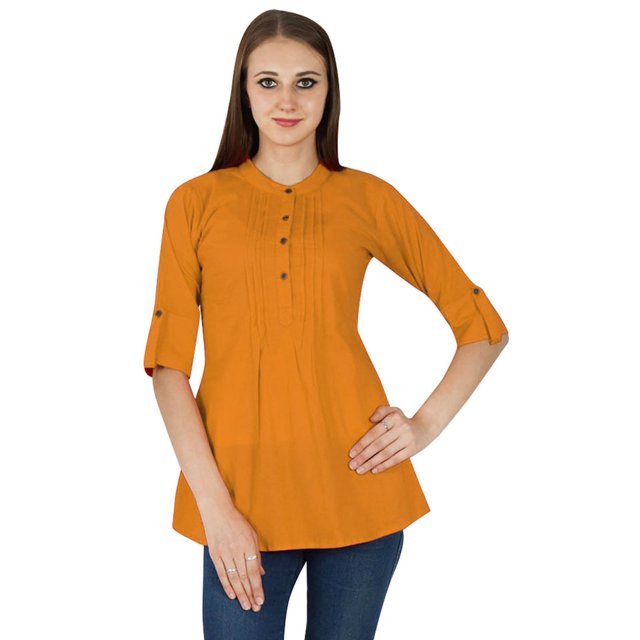 Robe Tunique Bohème d'Été pour Femmes en Coton Uni