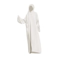 thumbnail image 1 of Bata de poliéster para mujer,Túnica musulmana para mujer con hiyab de poliéster,Vestimenta tradicional de Oriente Medio,Vestido Abaya para mujer,largo y transpirable,para rezar,Vestido de, 1 of 9