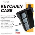 371373971973 garage door remote control keychain key fob, designed by ...