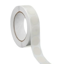 1000pcs White Round Stickers Roll 0.5 Inch Self-Adhesive Coding Label