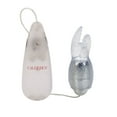 thumbnail image 2 of CalExotics High-Intensity Multi-Speed Soft Removeable Snow Bunny Bullet Vibrator - Clear, 2 of 9