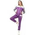 thumbnail image 3 of Women’s 2piece designer Tracksuit Gladys Track Jacket & Track pants matching outfit, 3 of 4