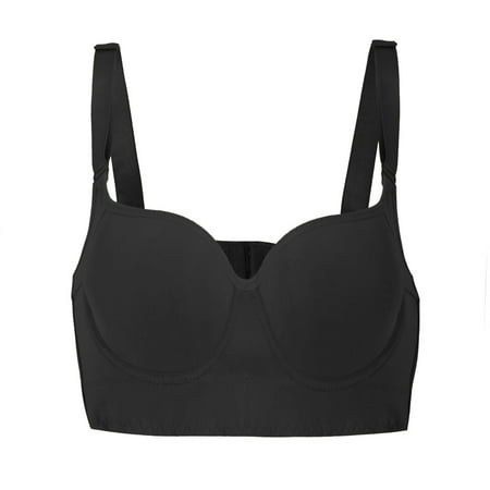 

KUNPENG Deep Cup Bra Hides Back Fat Diva New Look Bra