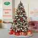 thumbnail image 4 of Adornos navideños de bolas doradas, plateadas y rojas, 6, 8, 10 y 12 cm, de PVC, para colgar en el árbol de Navidad, decoración navideña, regalos para fiestas de Año Nuevo, 4 of 5