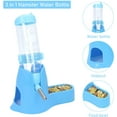 thumbnail image 3 of 3 in 1 Hamster Hanging Water Bottle Pet Auto Dispenser with Base for Dwarf Hamster Mouse Rat Hedgehog, 3 of 8