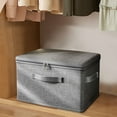 thumbnail image 6 of Cinvoph Large Storage Bags, Thickened Large Capacity Storage Containers with Reinforced Handle, Sturdy Zipper, Heavy Duty Moving Bag for Blanket, Comforter, Pillow, Bedding 19"x15"x12", 6 of 6