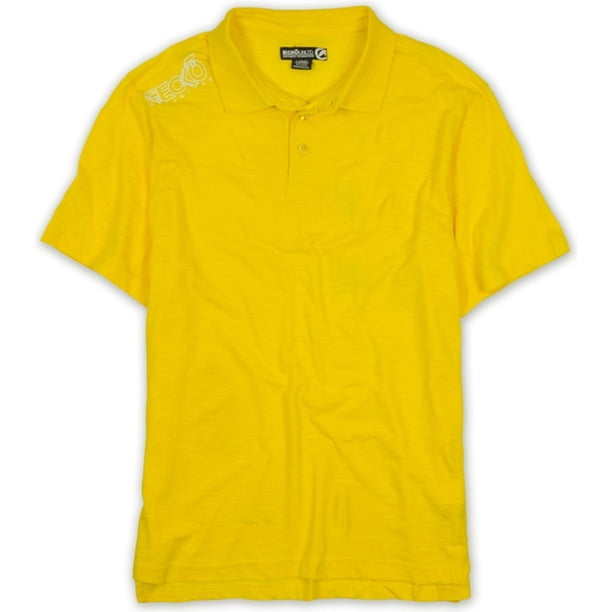 Ecko Unltd. Polo de rugby para hombre Of The Shoulder, amarillo, grande