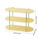 thumbnail image 4 of Organizador de almacenamiento de baño de acrílico para tazas | Estante de plástico transparente de 3 niveles | cosméticos, expositor de sobremesa, soporte de adornos para cocina, baño, hogar, 4 of 7