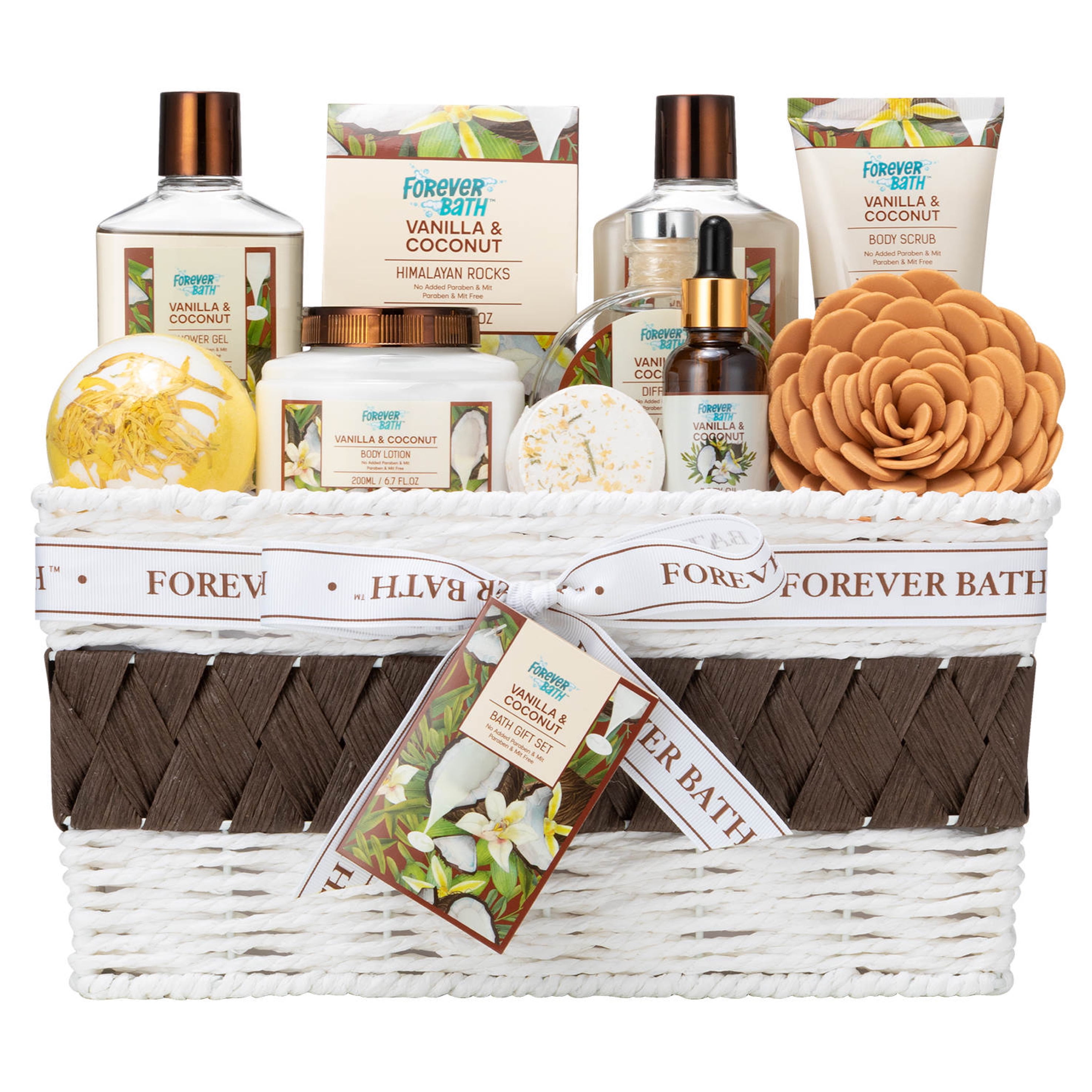 Forever Bath Spa Gift Basket Bath and Body Gift Sets for Women W