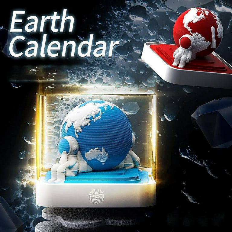 2024 3D Calendar with LED Lights - Artsy Pads Tree Memo Pad