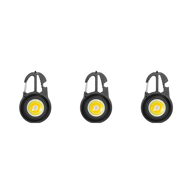 Sonducket 800LM linterna portátil vida impermeable 7 engranajes llavero antorcha recargable lámpara de trabajo al aire libre senderismo pesca negro Type1 NO1 Sonducket CBP384740